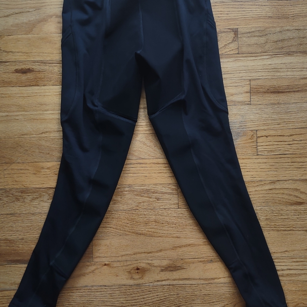 KERRITS Women's Black Breeches Leggings Riding Pants Stretch S Panels Pockets - Picture 2 of 11